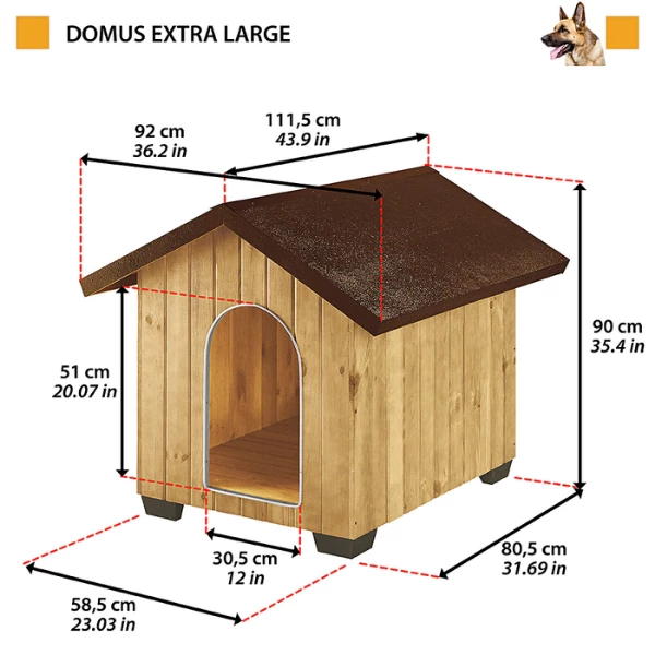 Cuccia In Legno Domus Ferplast - Mini - immagine 6