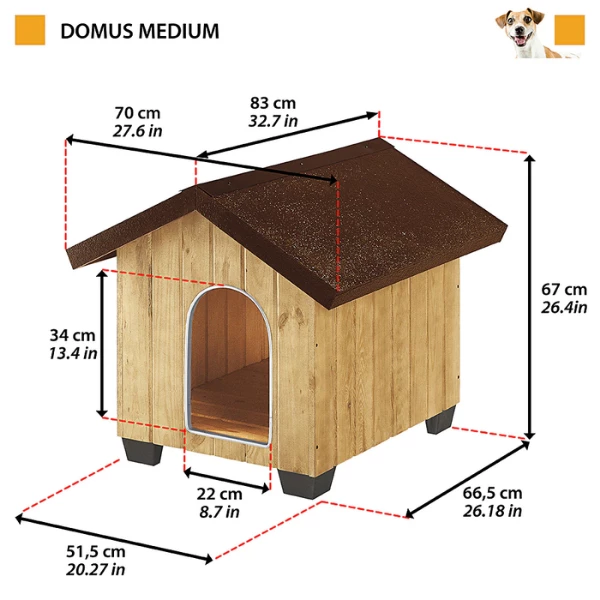 Cuccia In Legno Domus Ferplast - Mini - immagine 4