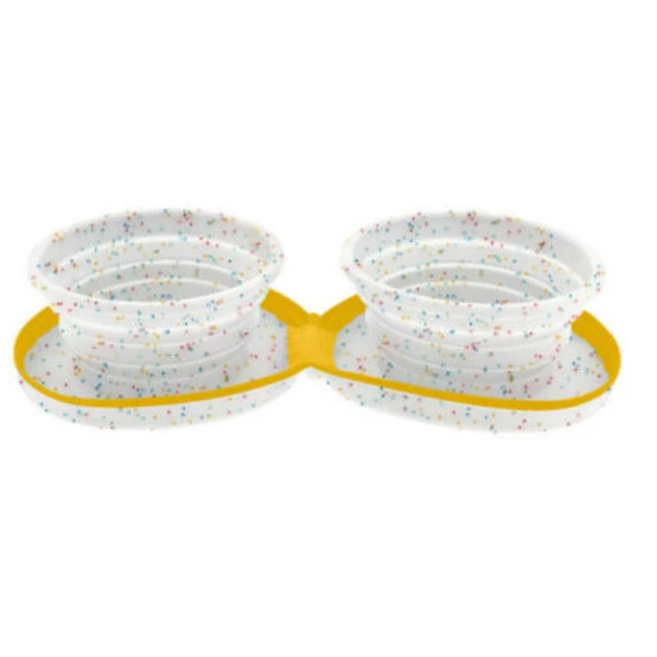 Ciotola Compact Richiudibile Da Viaggio Ferribiella - 1 Pezzo: 2 Ciotole Da Ø18 350ml