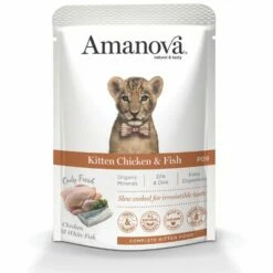Amanova Kitten Umido Grain Free 85 Gr - Pollo E Pesce Fresco