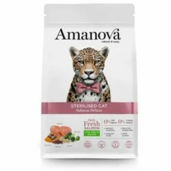 Amanova Sterilised Cat Salmone Fresco - 1,5 Kg