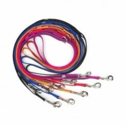 Guinzaglio Color & Gray Super Presa Con Doppio Moschettone Julius K9 - Rosa - 2x220 Cm