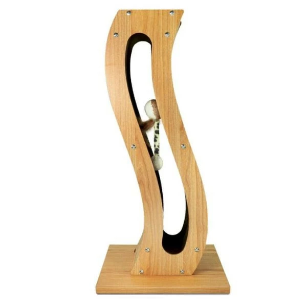 Tiragraffi In Legno E Cartone Onda Record - 1 Tiragraffi: 30x30x61,5h Cm