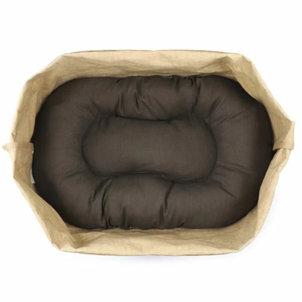 Cuccia Paper Bag Record Home Design - Beige - S: 40x25x25 Cm - immagine 2