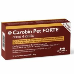 NBF Lanes Carobin Pet Forte Cane & Gatto Compresse - 1 Confezione Da 30 Compresse