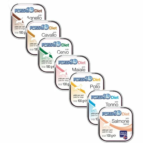 Forza10 Diet Solo Patè Monoproteico Per Cani 100 Gr - Cavallo Dall'Islanda
