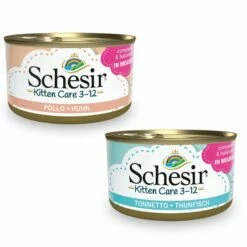 Schesir Umido Per Gatti Kitten Care Mousse Lattina 85 Gr - Tonnetto