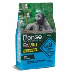 Monge BWild Grain Free Con Acciughe Adult All Breeds - 12 Kg