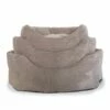 Cuccia Trono Ovale Classic Tortora Nasonero - 52x42 Cm