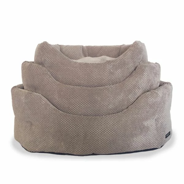 Cuccia Trono Ovale Classic Tortora Nasonero - 52x42 Cm