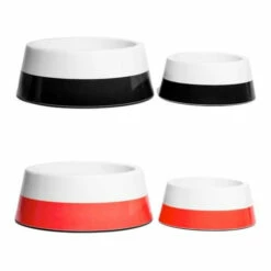 Ciotola In Melamina Zee Dog - Nero-Small