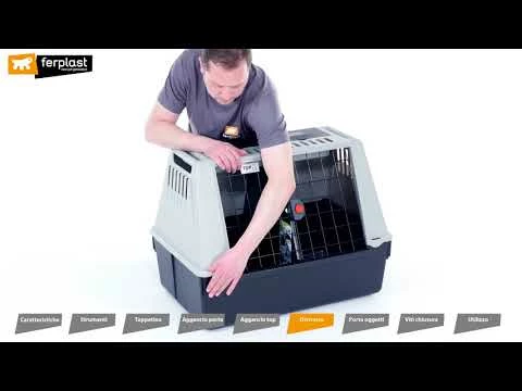 Trasportino Atlas Car Ferplast - Mini - 72 X 41 X H 51 Cm - immagine 2