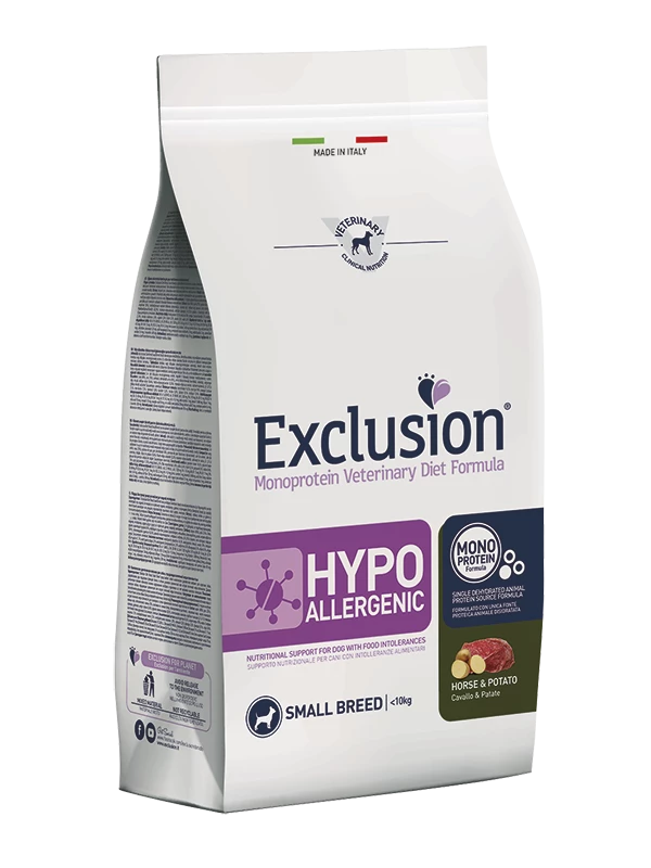 Exclusion Diet Hypoallergenic Small Breed Cavallo E Patate - 2 Kg