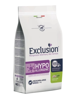 Exclusion Diet Hypoallergenic Medium/Large Breed Insetti E Piselli - 12 Kg