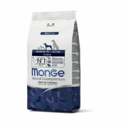 Monge Natural Superpremium Medium Senior Ricco Di Pollo - 12 Kg