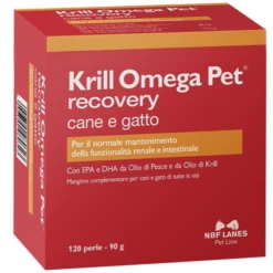 NBF Lanes Krill Omega Pet Recovery - 1 Confezione Da 120 Perle