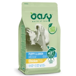Oasy Dog Puppy Junior Medium Pollo - 12 Kg