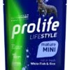 Prolife Lifestyle Cane Mature Mini 100 Gr - Pesce Bianco